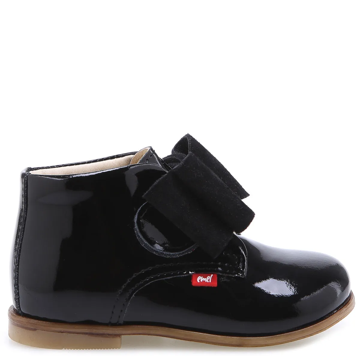 (1899-2) Emel Black bow velcro