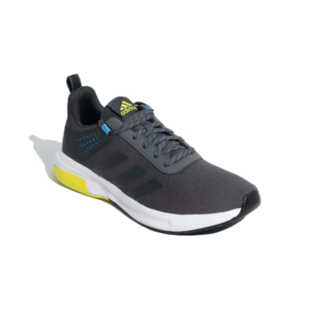 Adidas Men's Aerialrun Running Shoe (Grey Six/Grey/Pulse Blue/Acid Yellow)