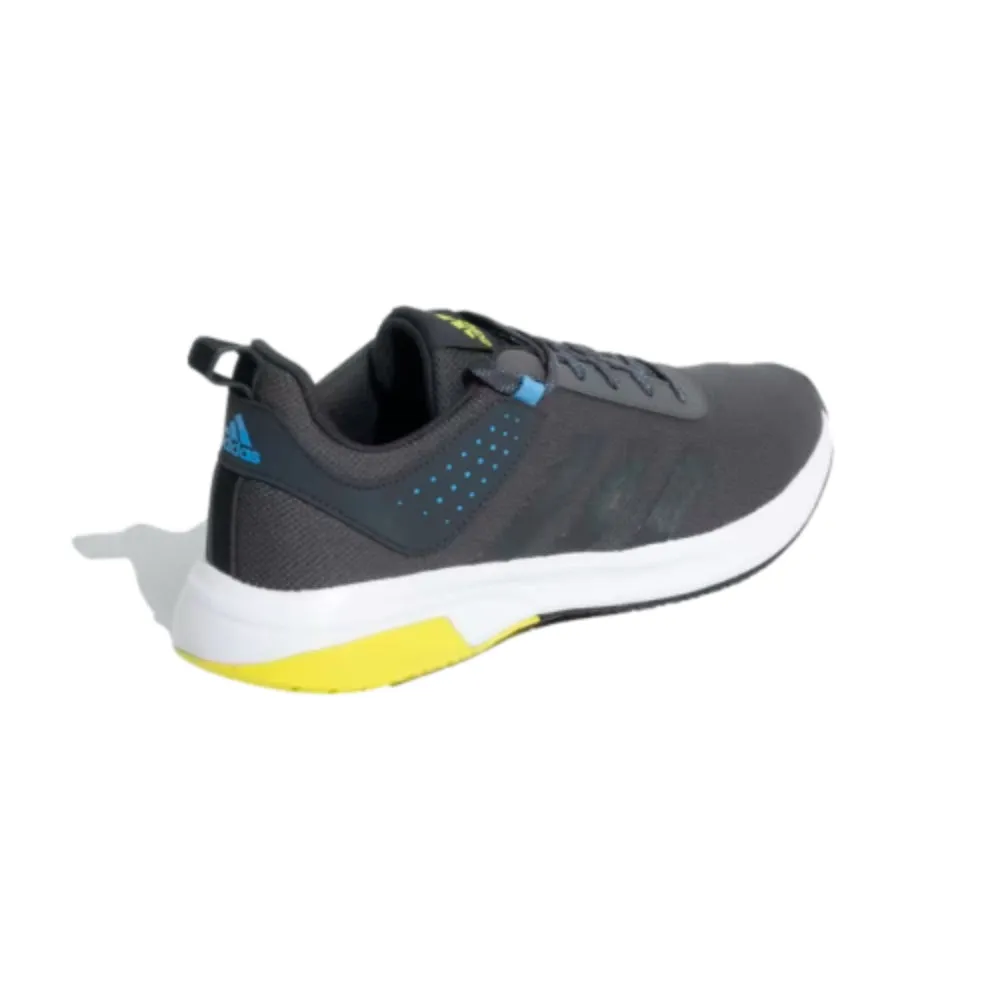 Adidas Men's Aerialrun Running Shoe (Grey Six/Grey/Pulse Blue/Acid Yellow)