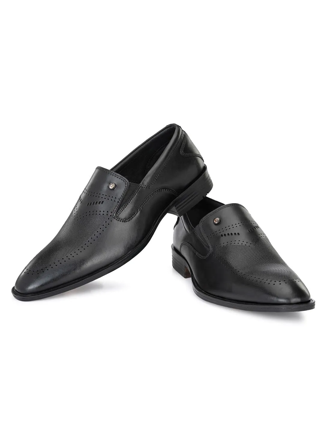 Alberto Torresi Black Formal Shoe For Men