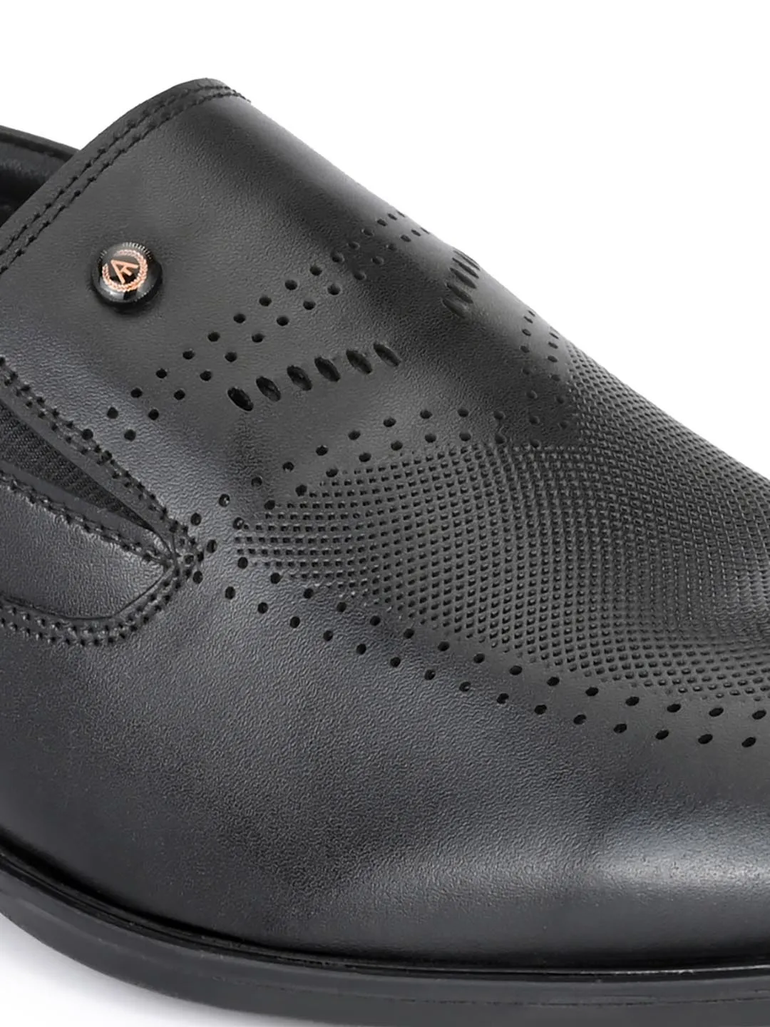 Alberto Torresi Black Formal Shoe For Men