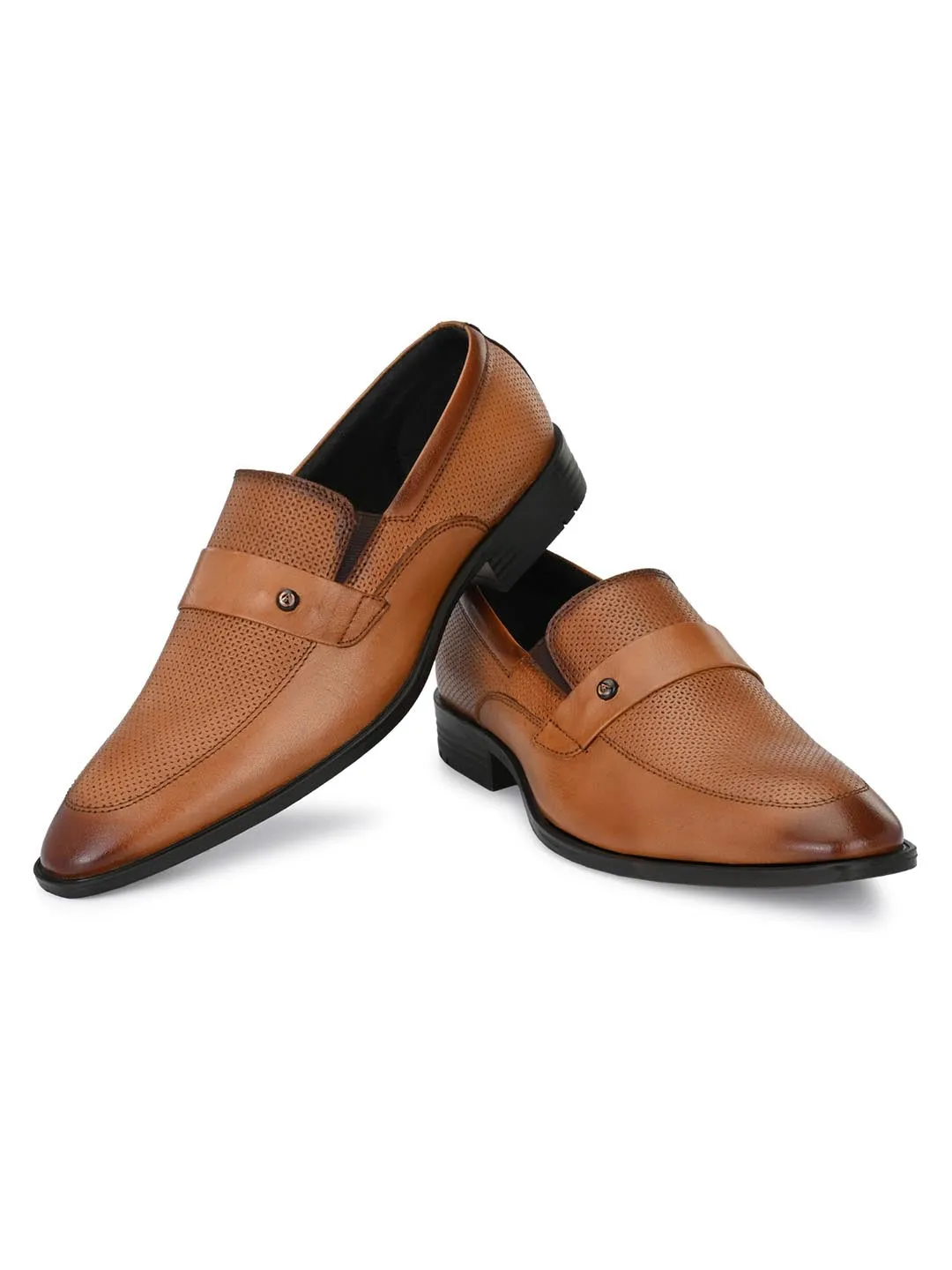 Alberto Torresi Tan Formal Shoe For Men