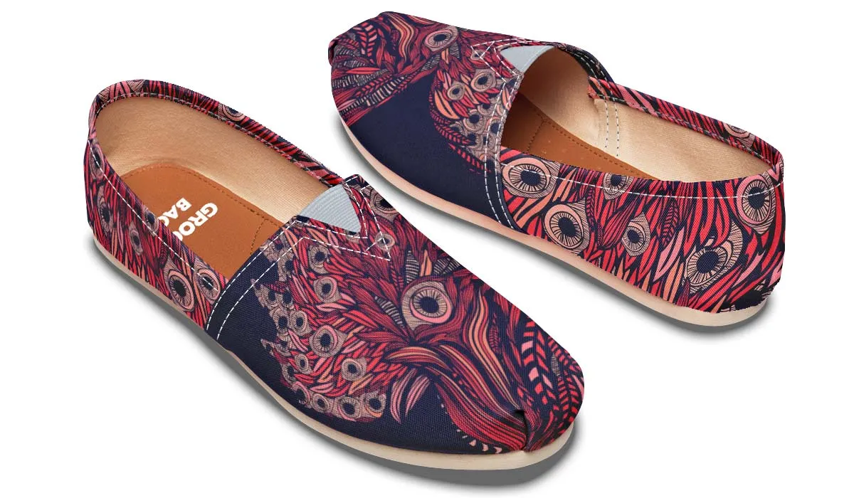 Artsy Rooster Casual Shoes