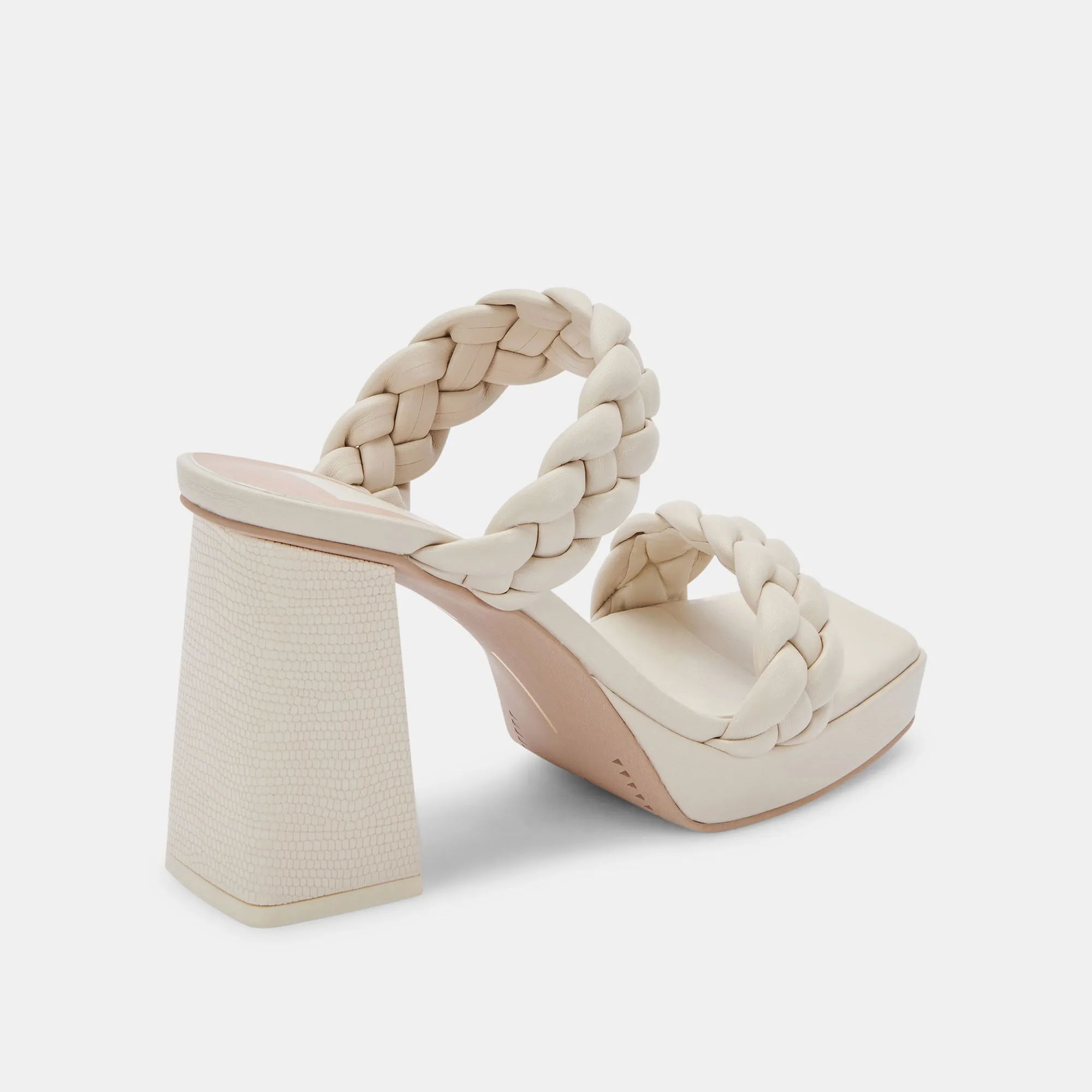 ASHBY HEELS IN IVORY STELLA - re:vita