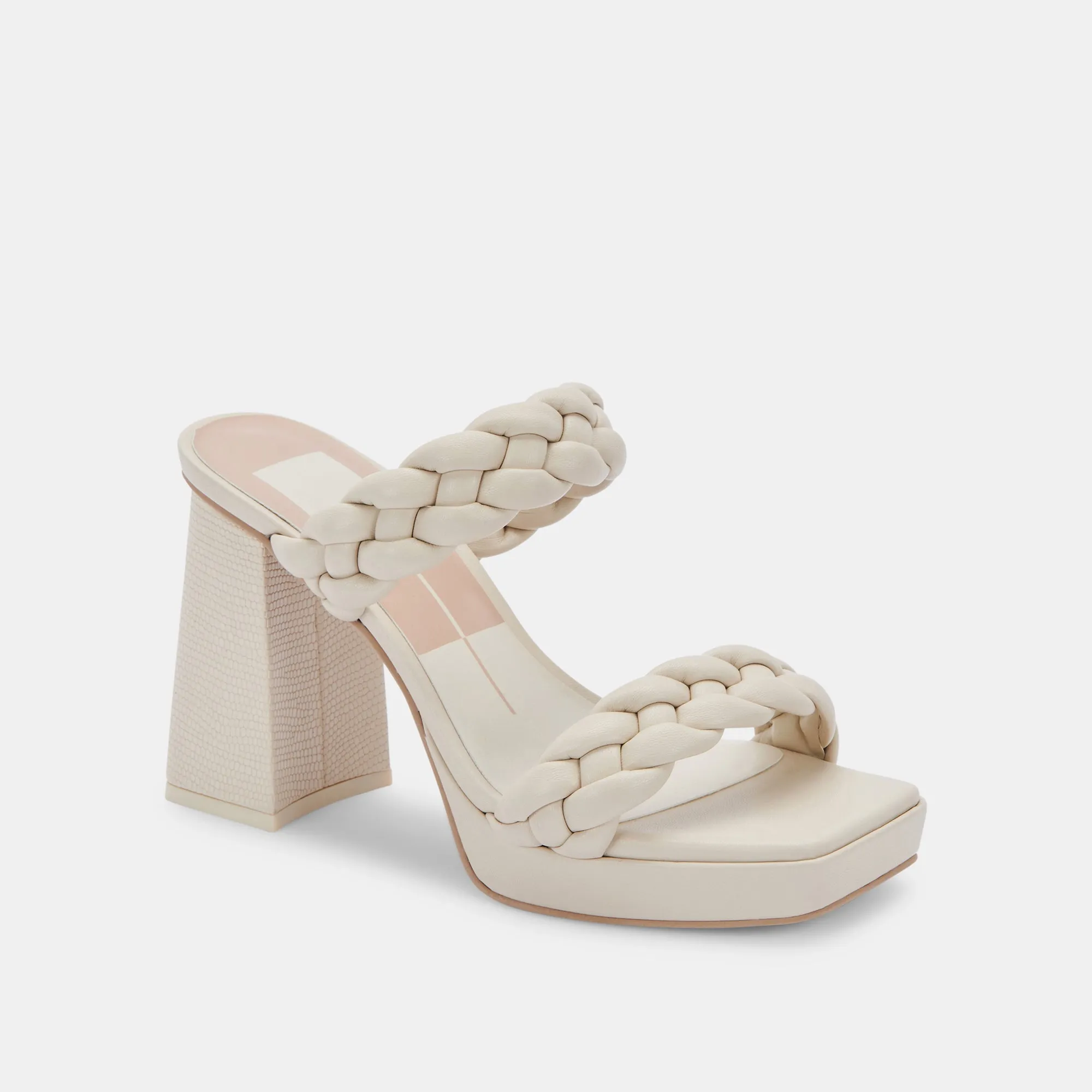 ASHBY HEELS IN IVORY STELLA - re:vita