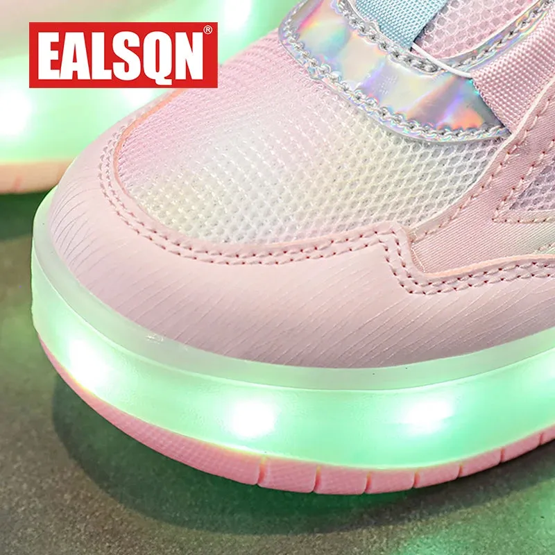 Baby Girl Luminous LED Summer Skate Sneakers