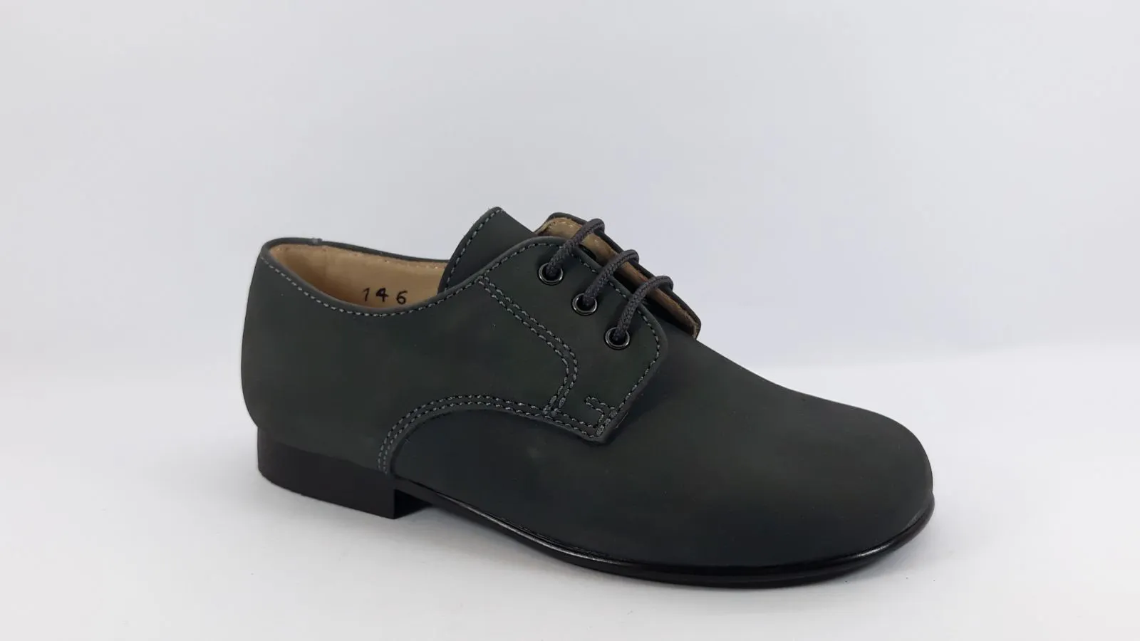 Beberlis Nobuk Gray Dress Shoes