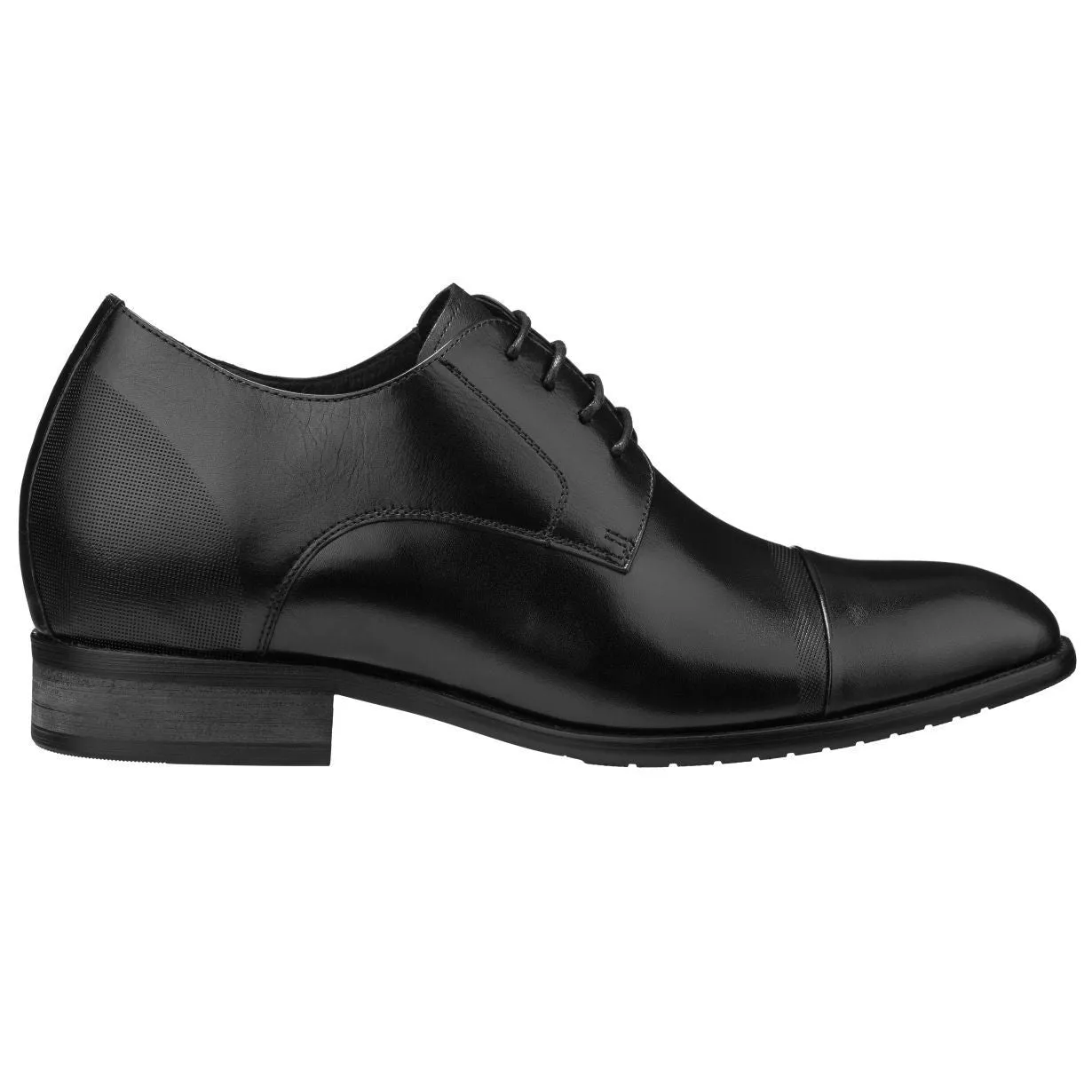 CALTO Black Formal Dress Shoes - Three Inches - Y1004