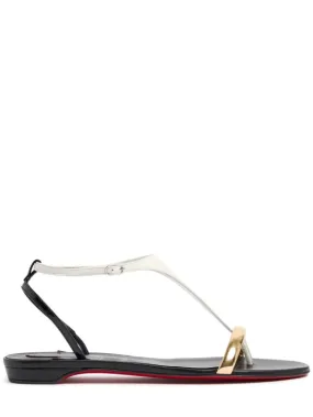 Christian Louboutin   10mm Athinita nappa flat sandals 