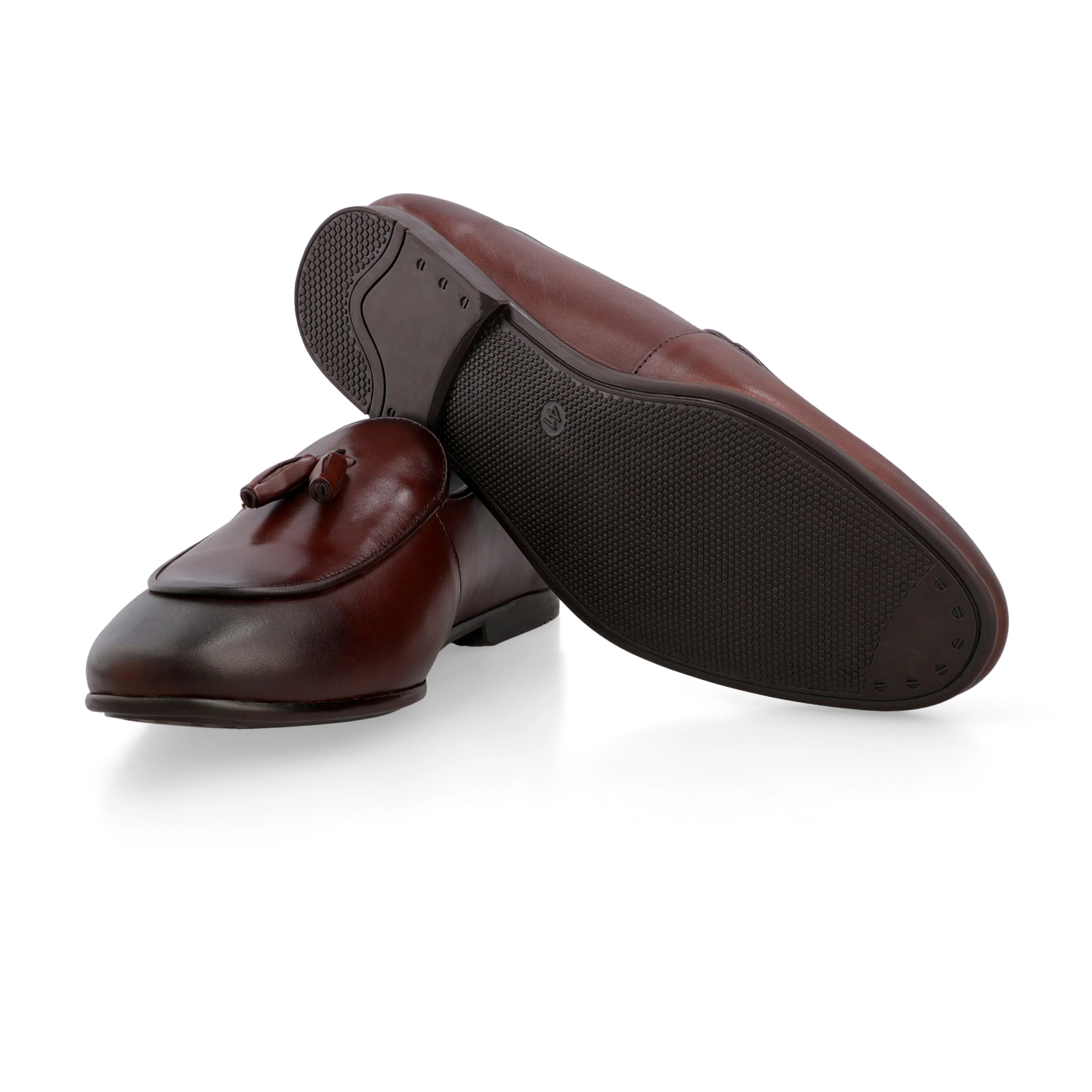 Classic Tassle Loafers-Brown