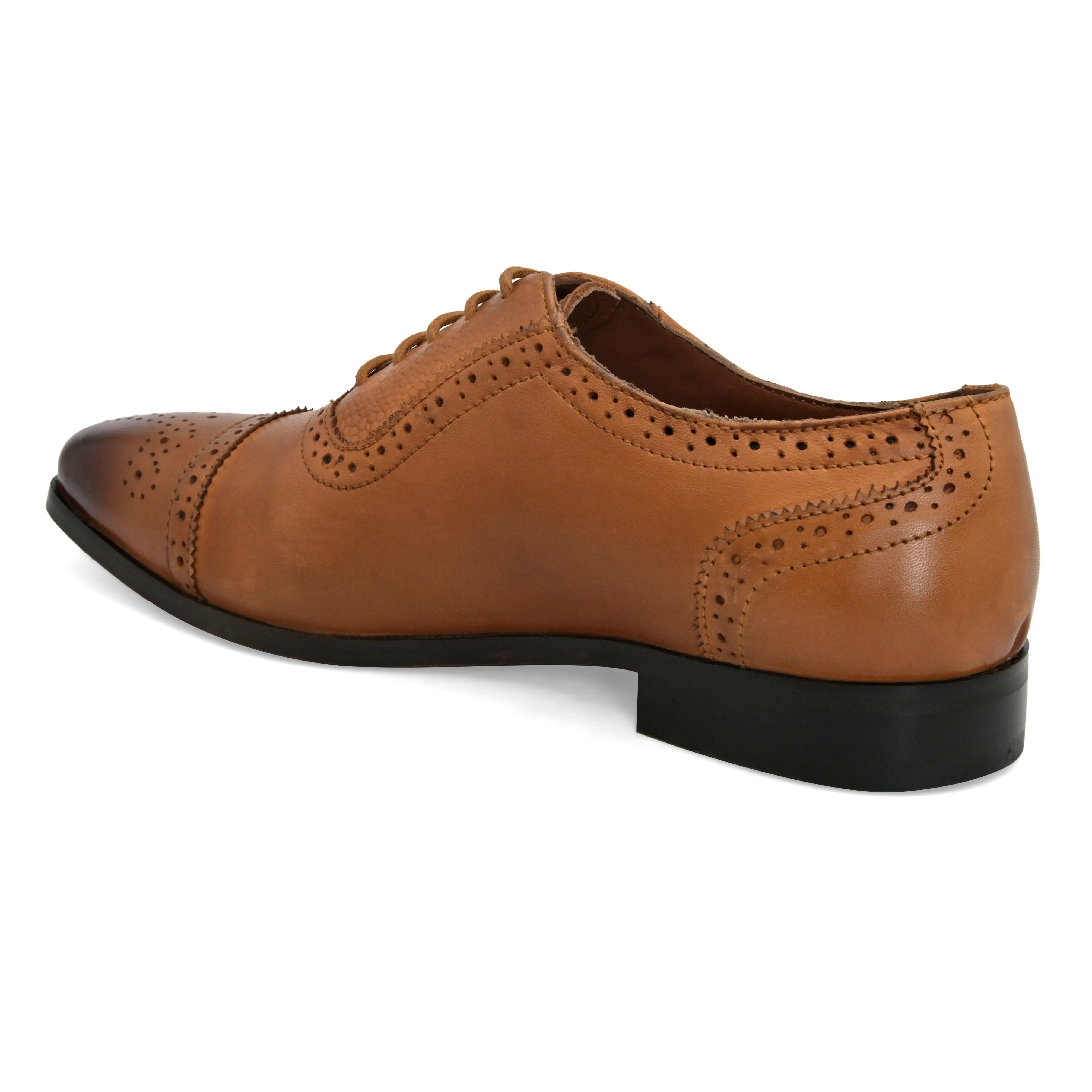 Classico Tan Oxford Shoes