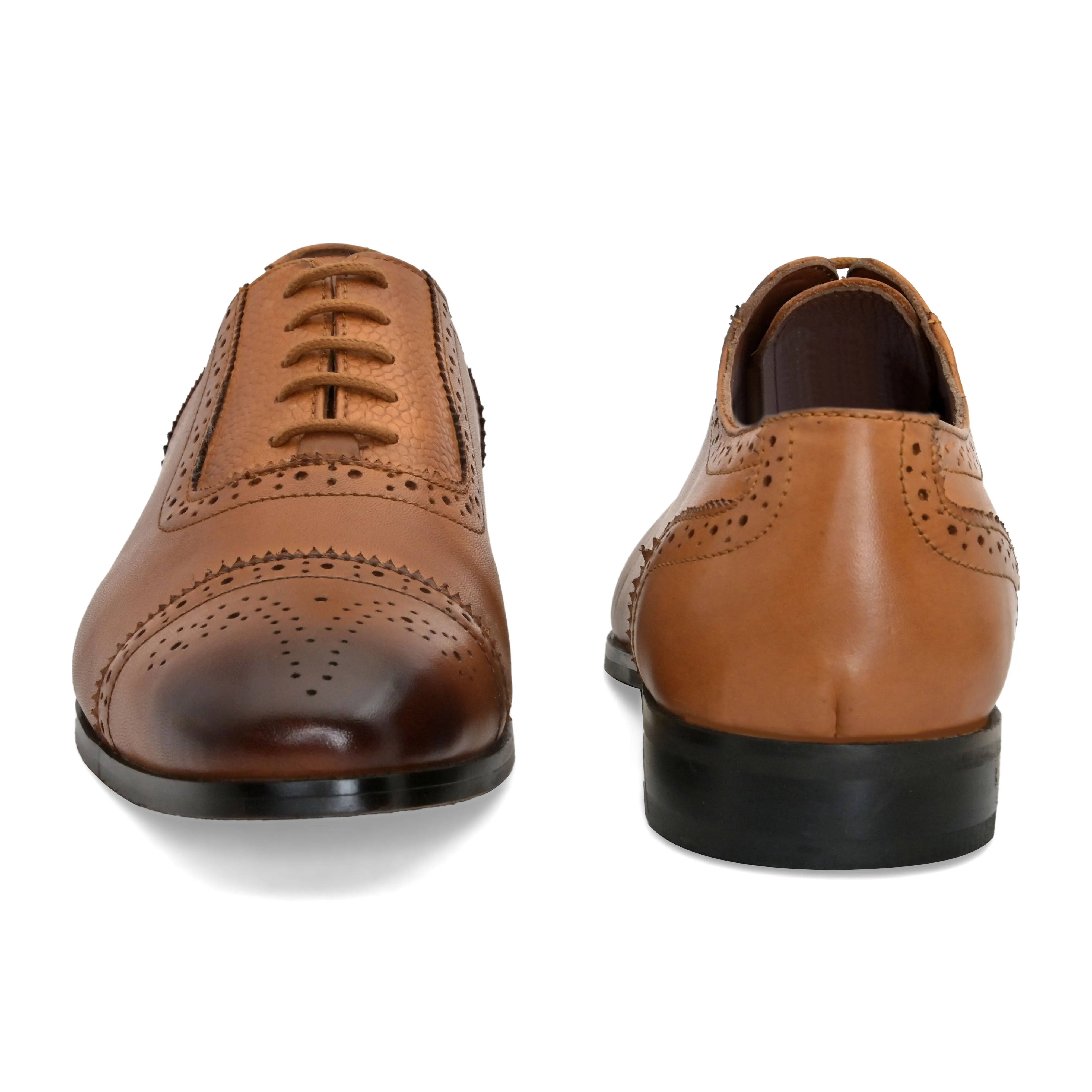 Classico Tan Oxford Shoes