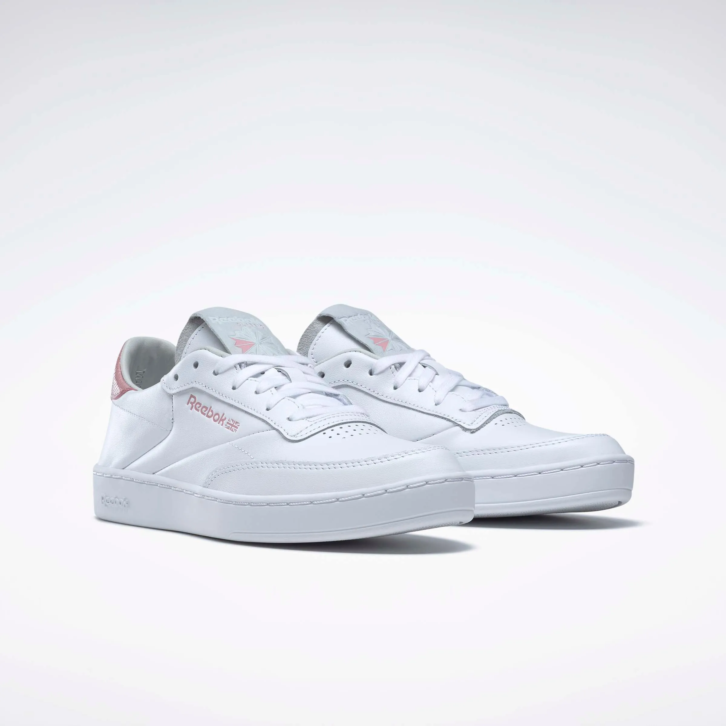 Club C Clean Shoes White/Smokey Rose/Pure Grey 2