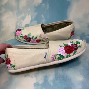 Custom Floral Shoes