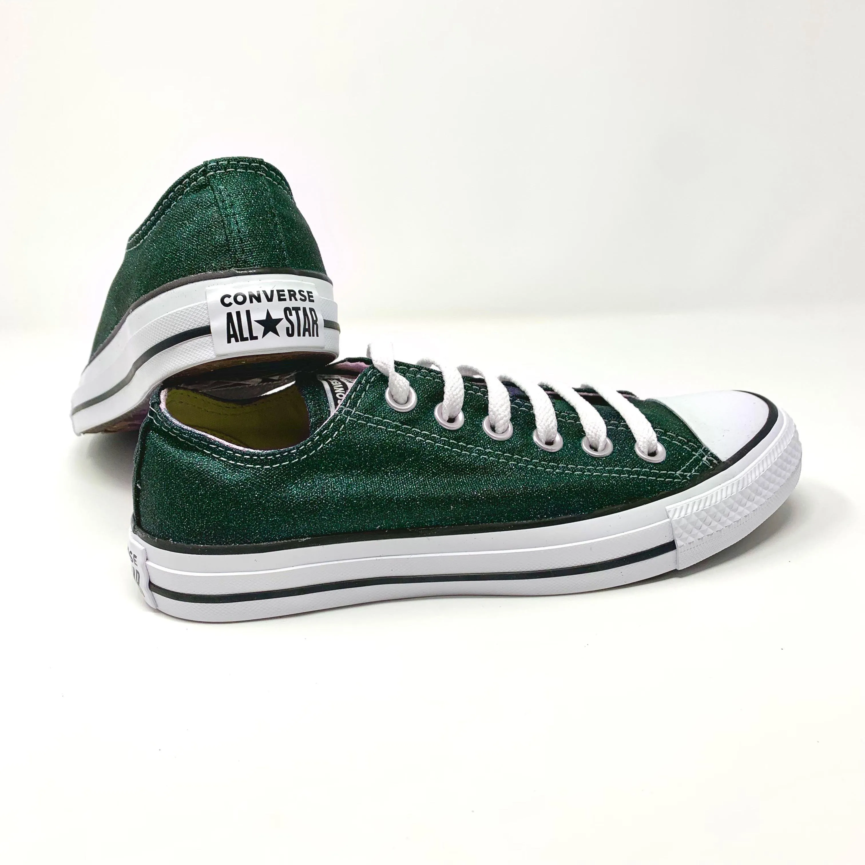 Emerald Glitter Shoes