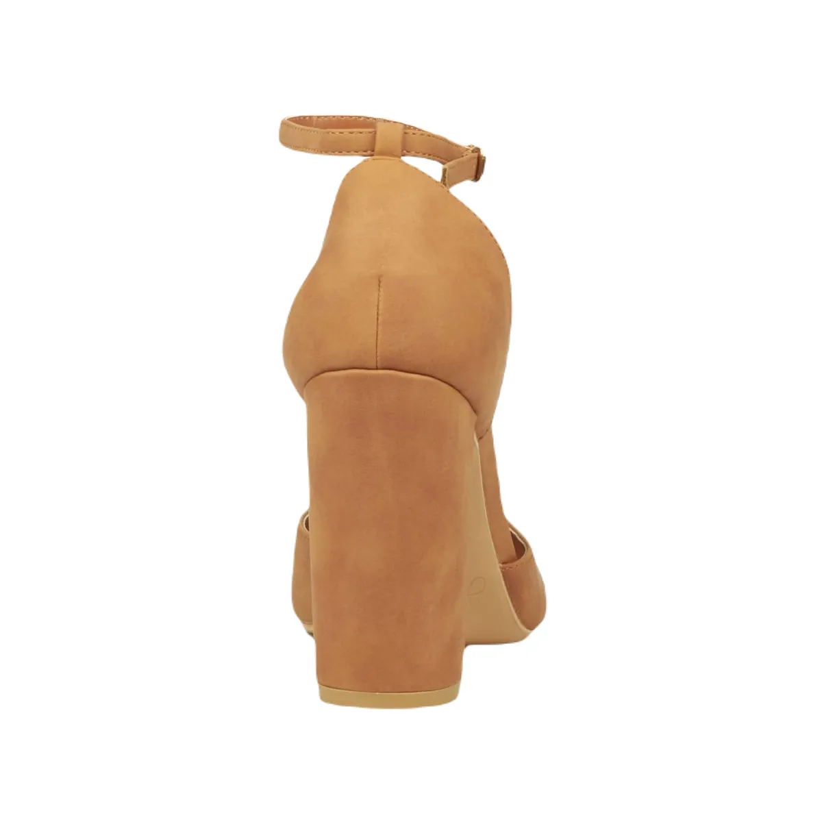 Executive Envy Block Heels (Tan)