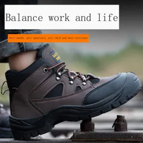 Labor protection shoes, high top safety shoes, protective shoes, Father's Day gift