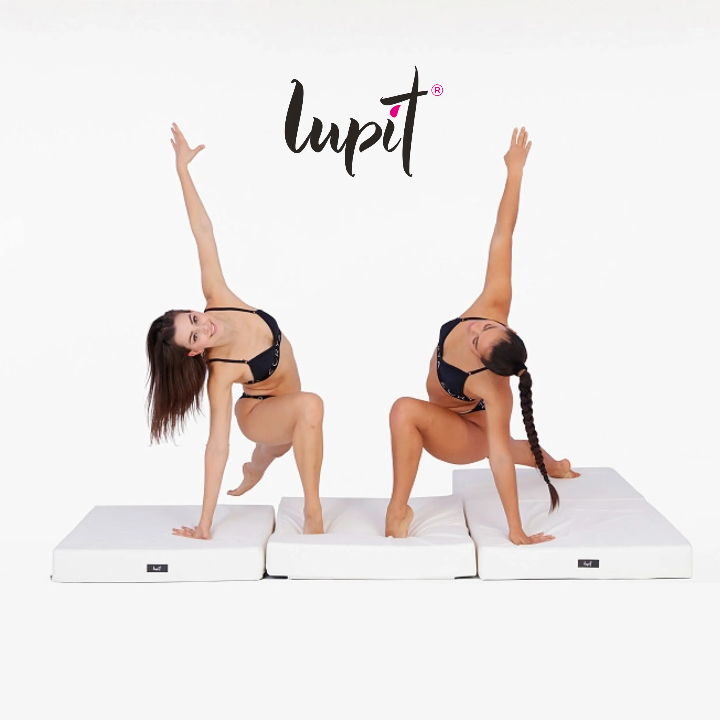 Lupit Crash Mat Square Multi-Use Standard White | 150 cm - 12 cm