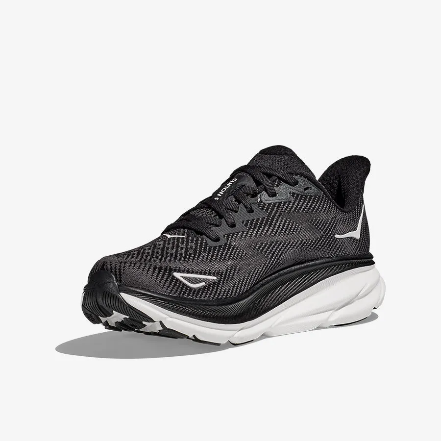 Men's Clifton 9 (Black/White)