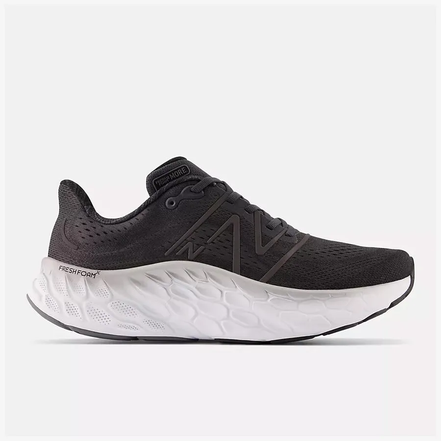 Men's Fresh Foam X More v4 (Black/Phantom)