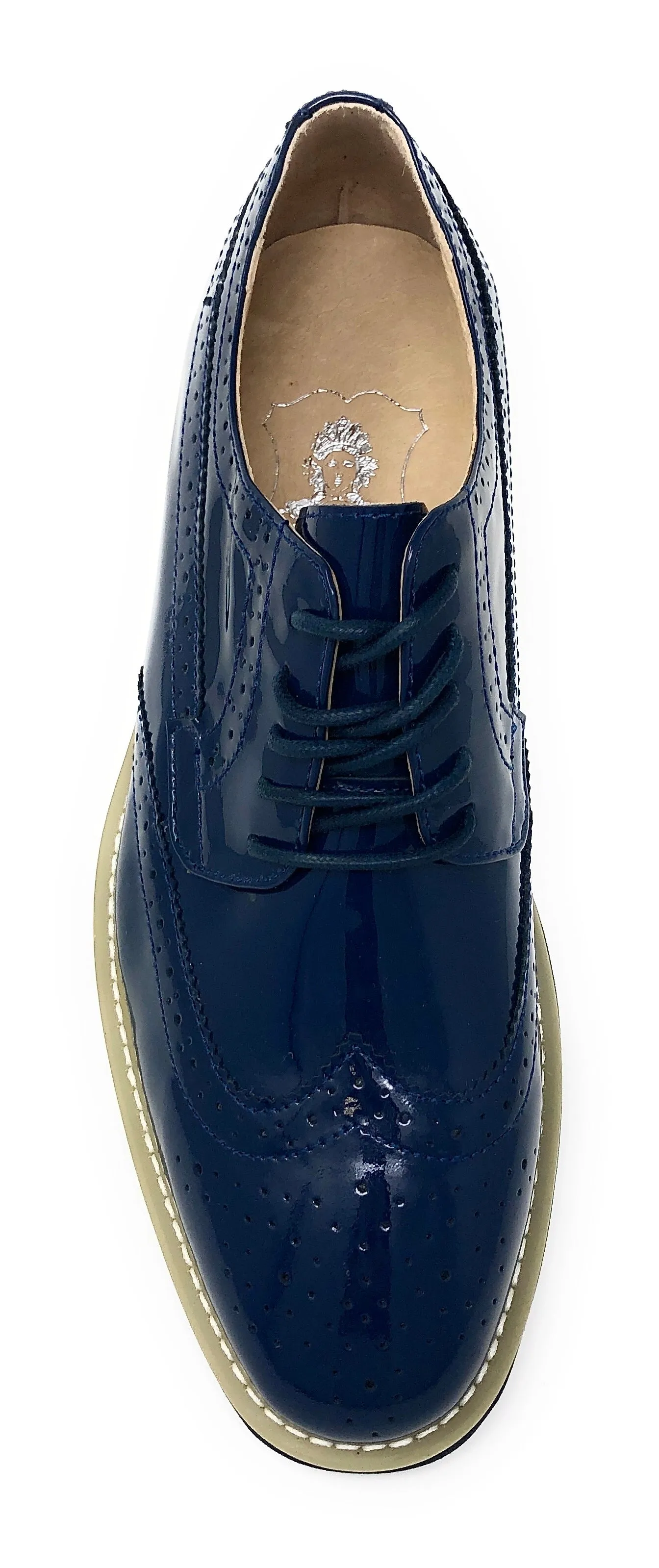 Men's Leather Shoes - Spirit Navy - Fashion-Mens