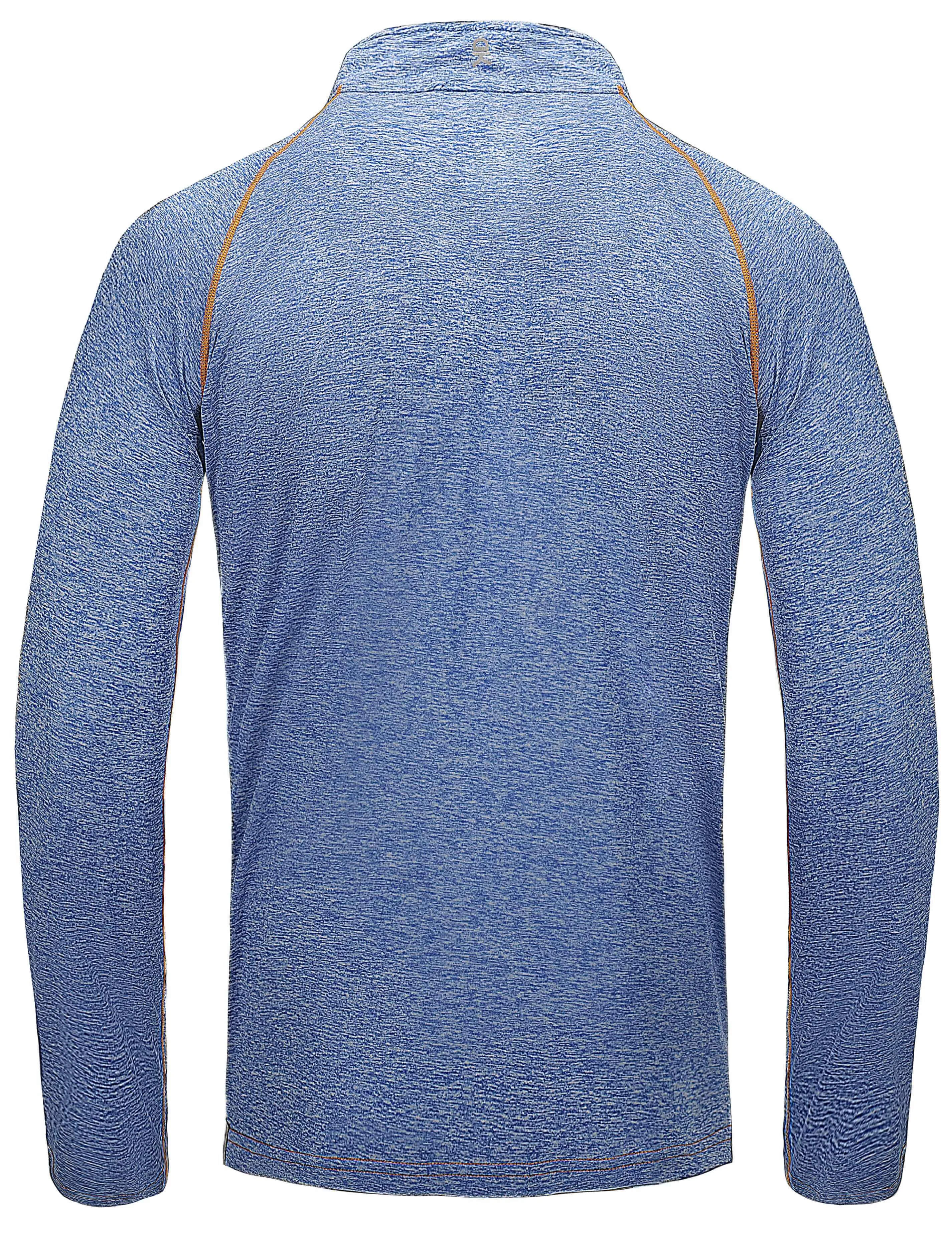 Men's Long Sleeve Quick Dry Lightweight Running Golf T-Shirt Top