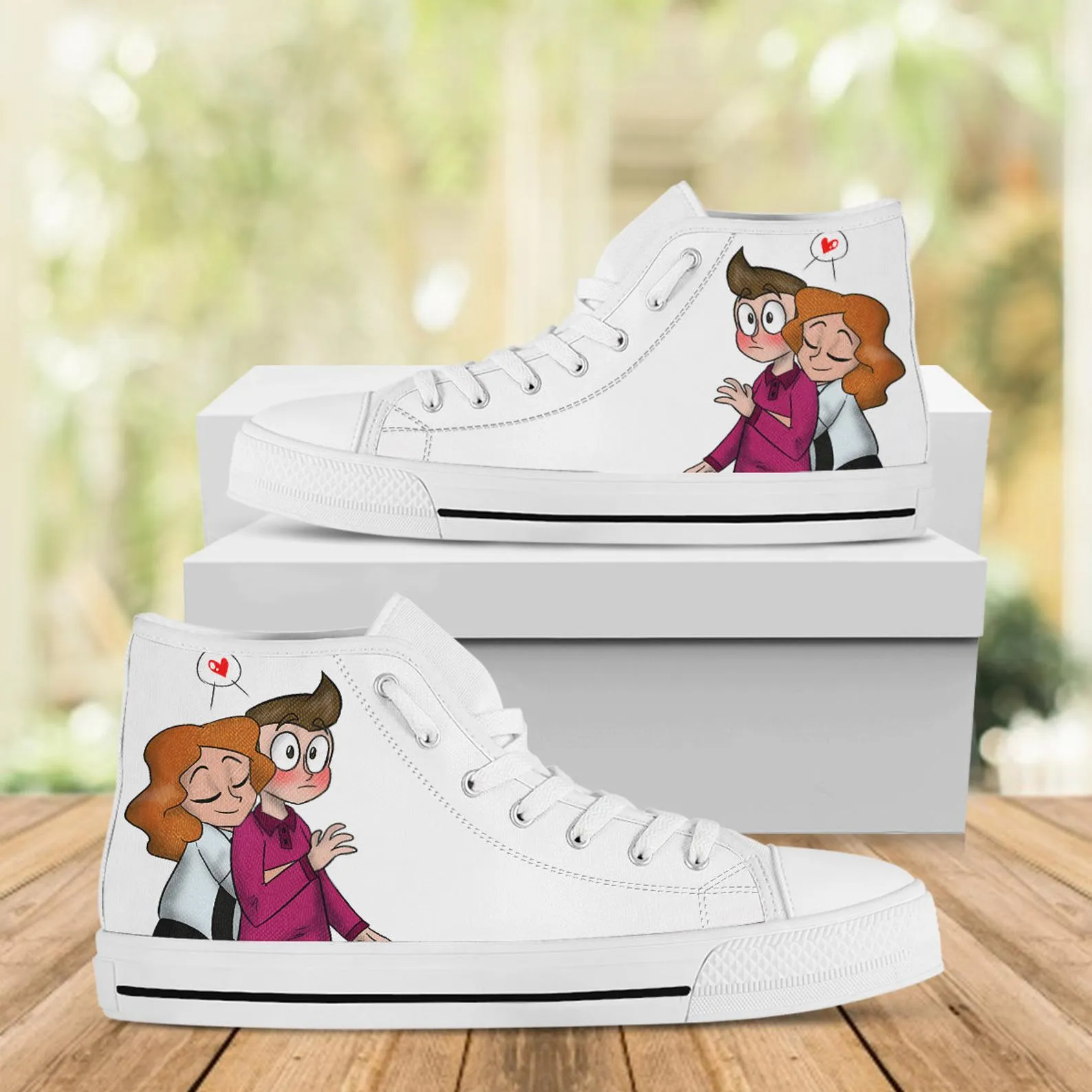 Milo Murphy&#39;s Law Hi Tops, Cartoon Shoes, Disney Custom Shoes, Disney Movie Hi Tops, Milo Murphy Hightops, Walt Disney Animation Film