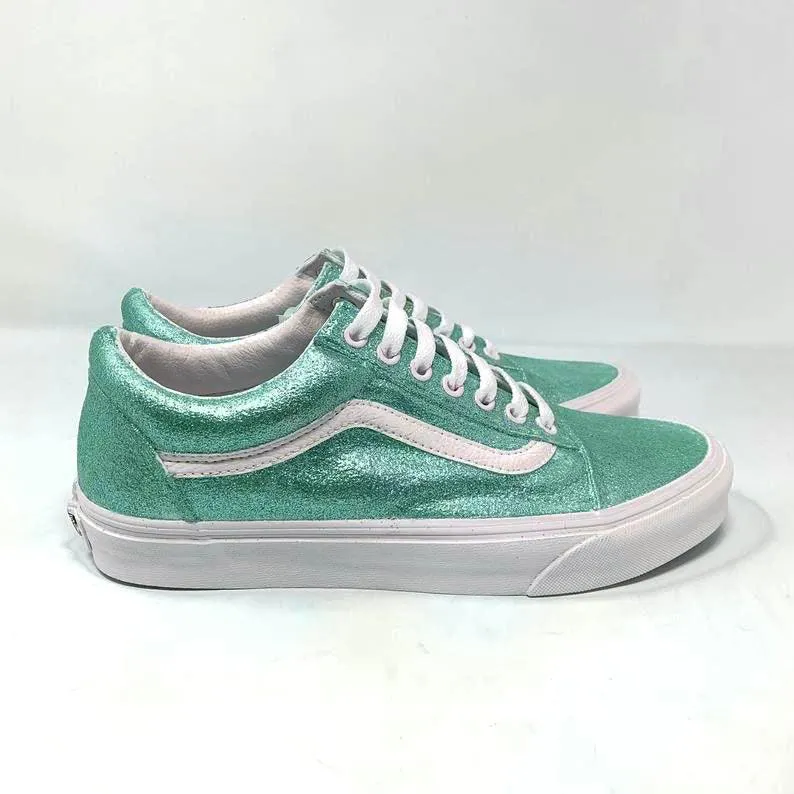 Mint Glitter Shoes