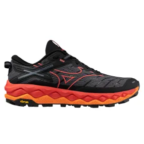 Mizuno Wave Mujin 10 Mens | Black/cayenne/nasturtium