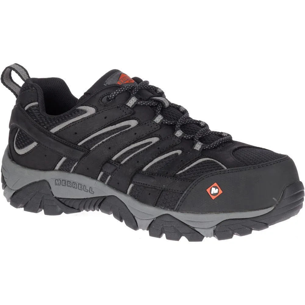 Moab Vertex Vent Men's Composite-Toe Work Shoes Wp Black