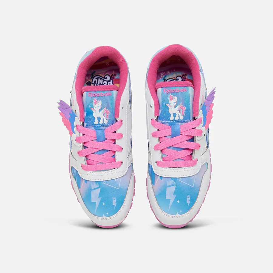 My Little Pony Step N Flash - Little Kids White/Crystal Blue/Pink