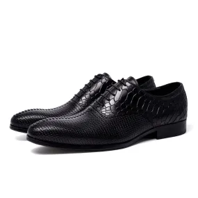 Original Design Men's Flat Shoes / Luxury Lace-up Leather Oxford Shoes / Fashion Footwear