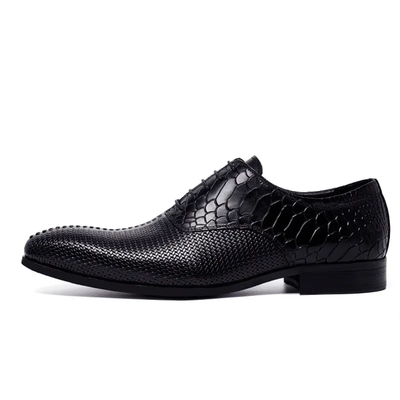 Original Design Men's Flat Shoes / Luxury Lace-up Leather Oxford Shoes / Fashion Footwear