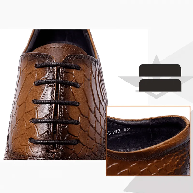 Original Design Men's Flat Shoes / Luxury Lace-up Leather Oxford Shoes / Fashion Footwear