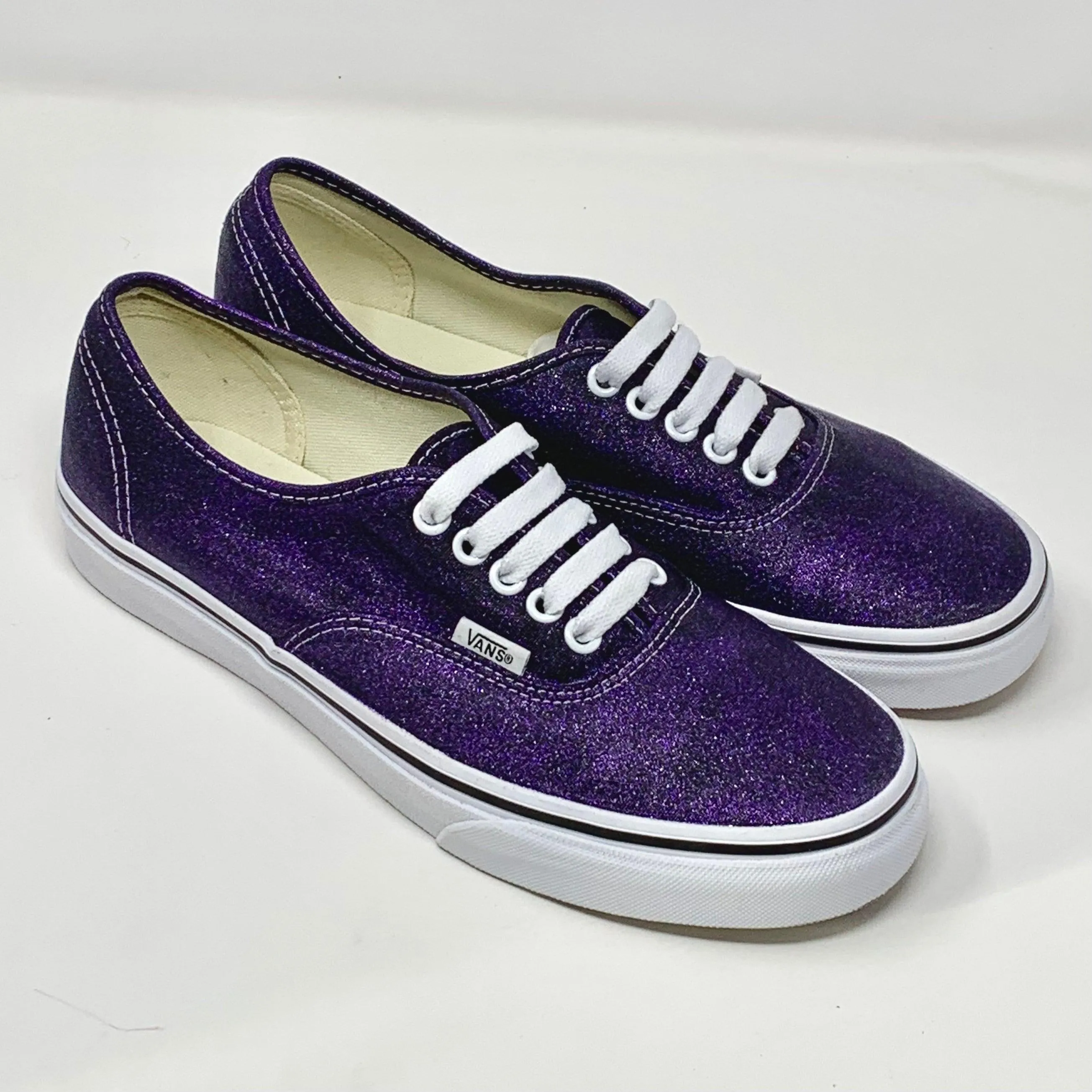 Purple Glitter Shoes