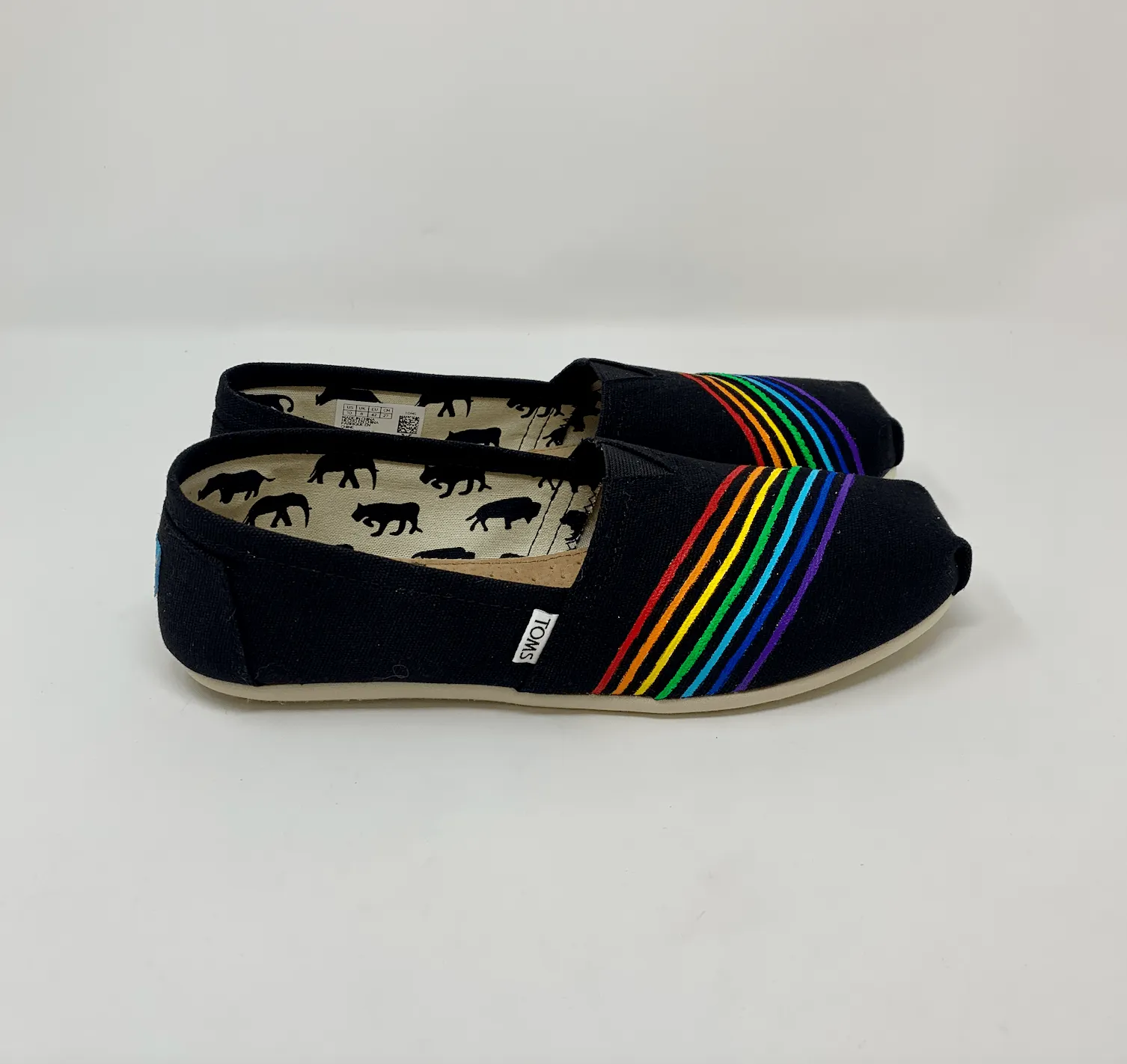 Rainbow Stripe Shoes