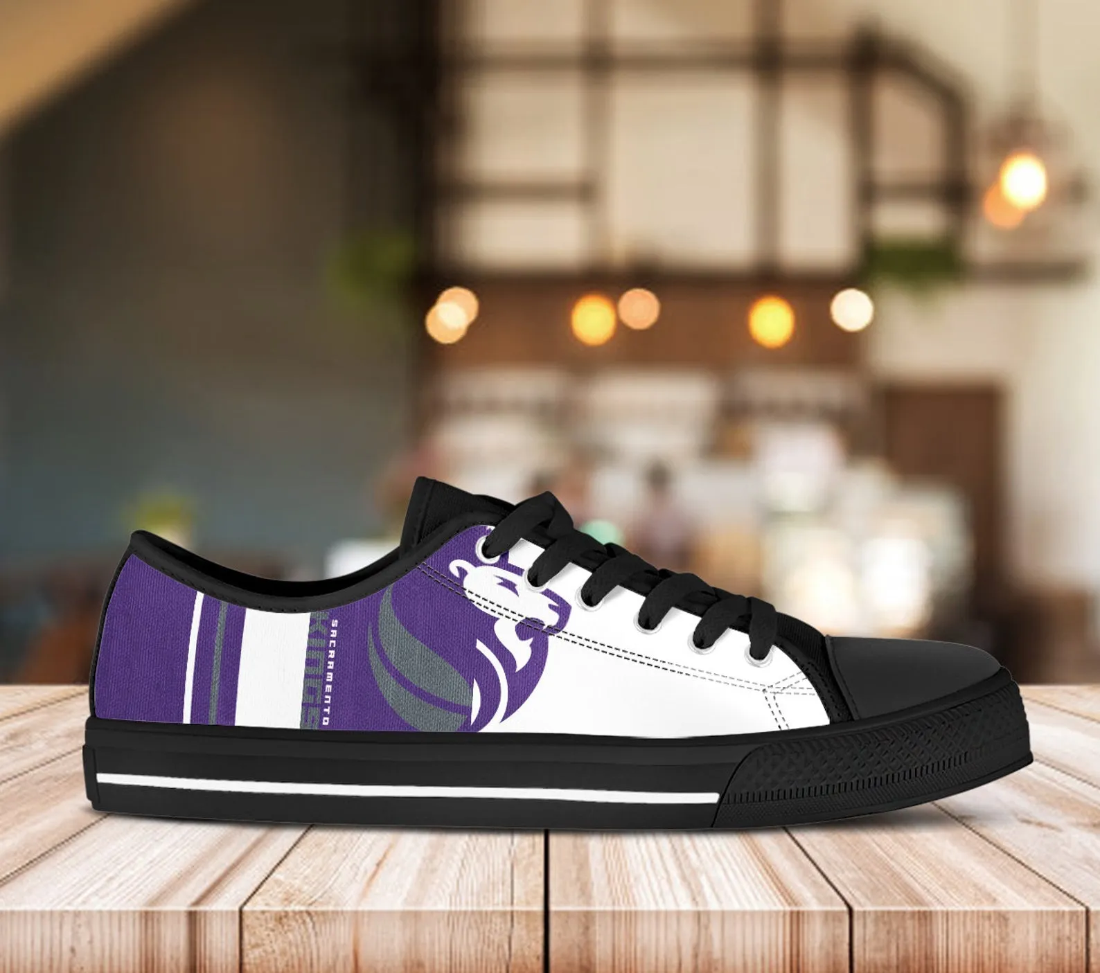 Sacramento Kings Custom Lowtop, Basketball Custom Shoes, Sport Lowtop, Canvas Shoes, Canvas Lowtop, Unisex Shoes, Gift Birthday