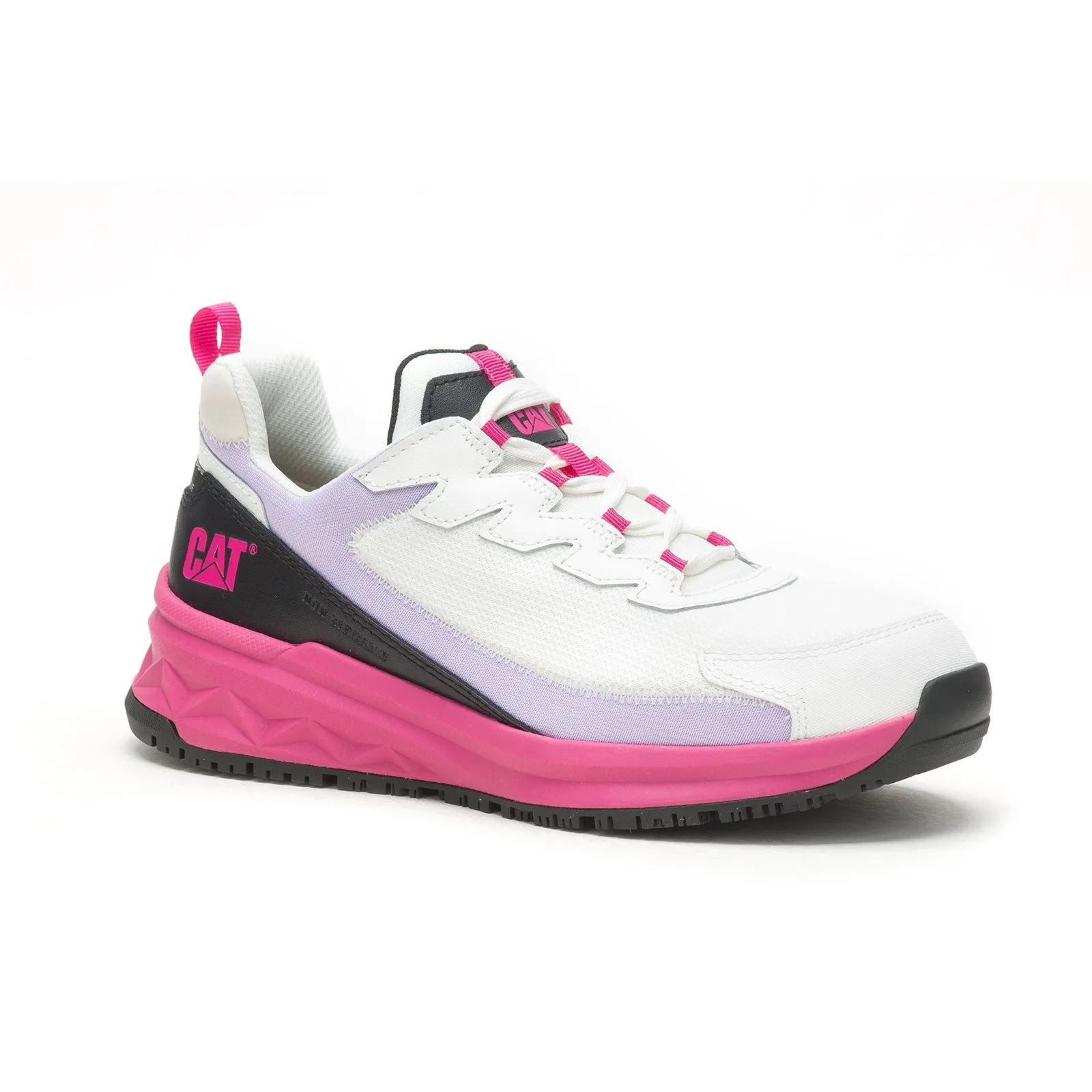 Streamline Runner WoMen's Composite-Toe Work Shoes Bright White/Black