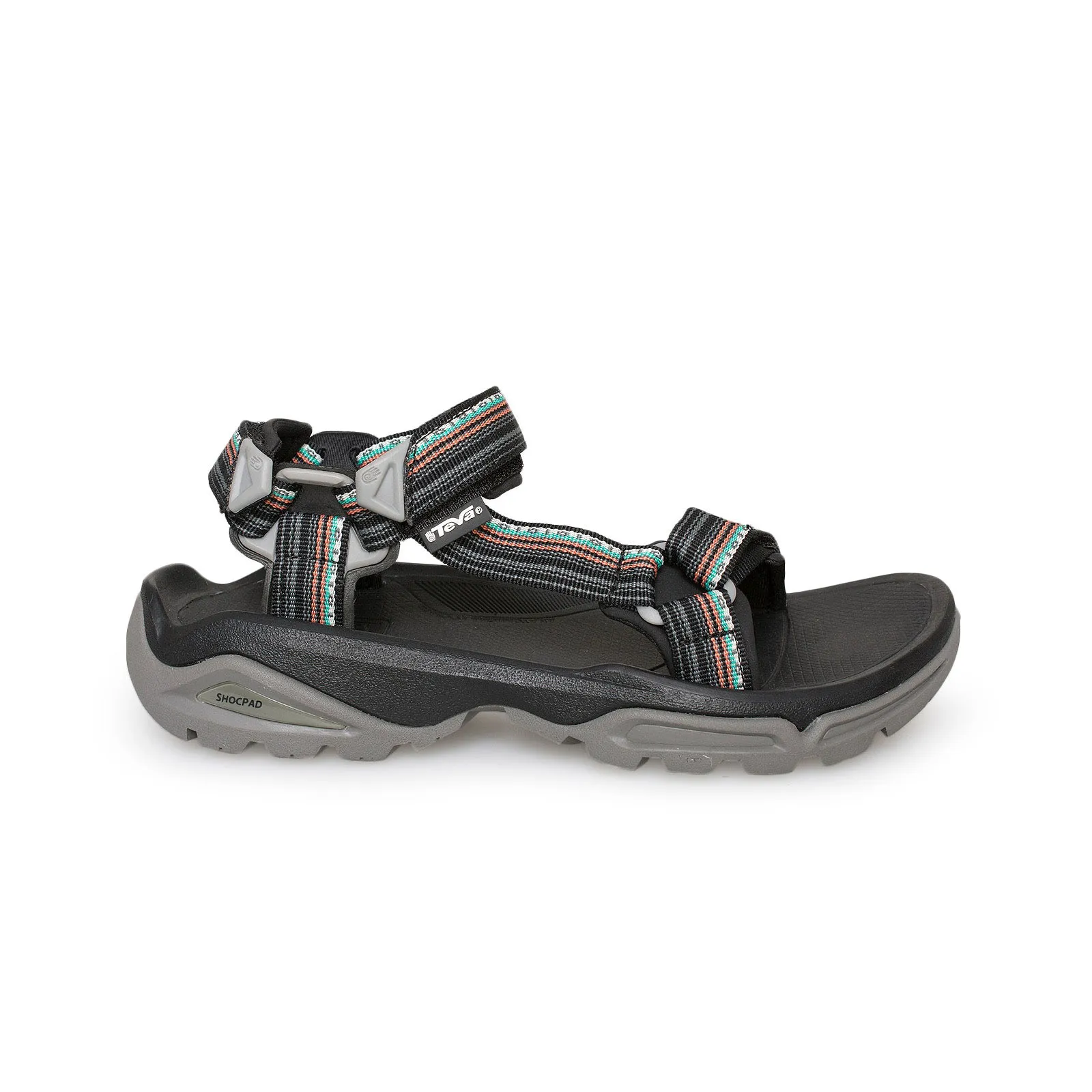 Teva Terra Fi 4 La Manta Black Sandals - Women's